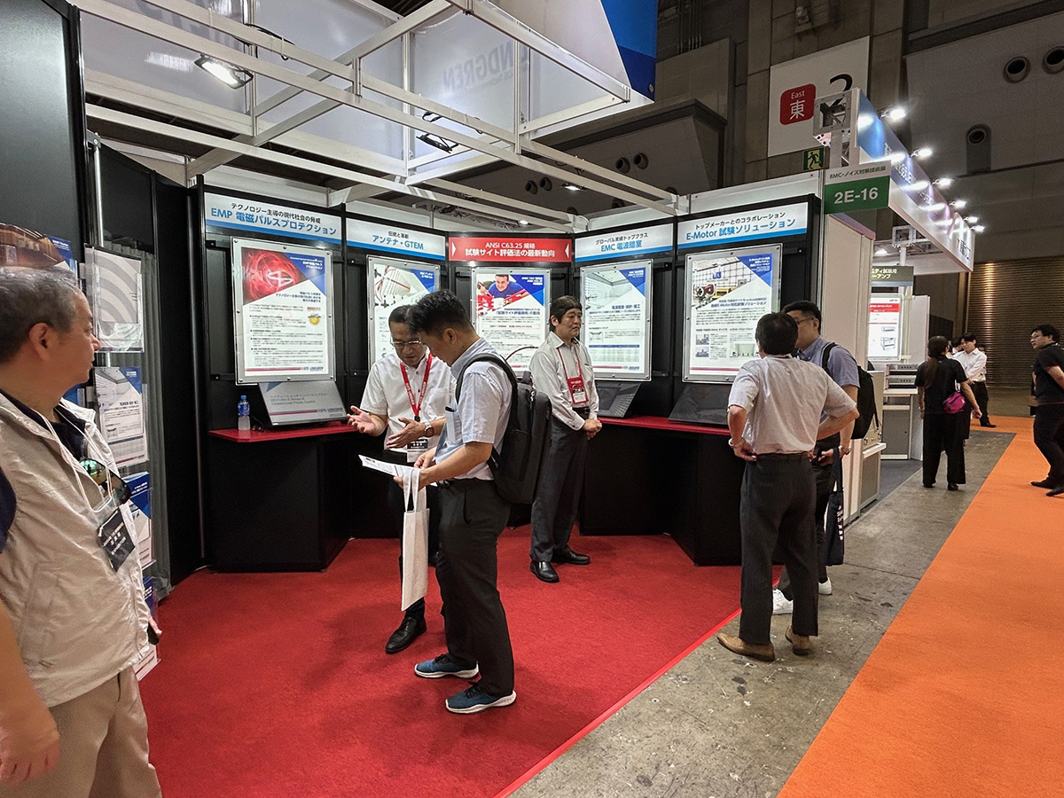 ETSLindgren's tweet image. #TechnoFrontier2024 • Tokyo, Japan 🇯🇵

Our 🌏 Experts are in Booth 2E-16 at TECHNO-FRONTIER 2024 through Fri, Jul 26, showcasing our cutting-edge technology—collaborate with them to find your custom #EMC Solution! 🤝

✳️ Visit our website to learn more: bit.ly/3ucwX1w