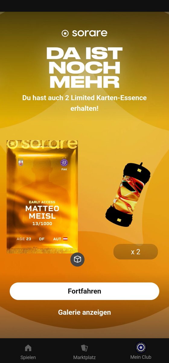Decay26Sorare's tweet photo. Welcome Matteo #Meisl 🔥💜
#faklive #FAK #sorare https://t.co/bnYZjRa99Q