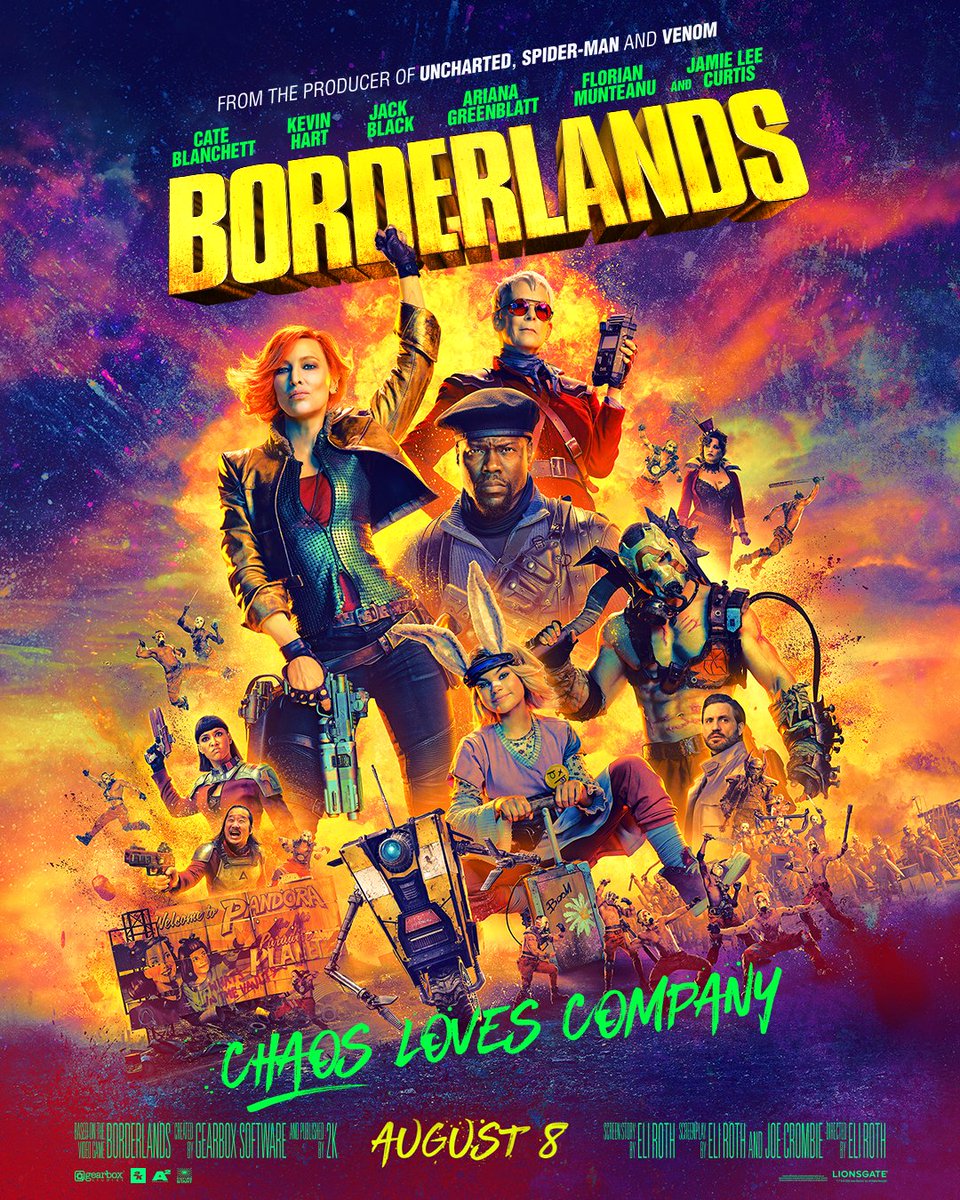 We're SO excited for the release of the new Borderlands movie, in cinemas Aug 8th! We've teamed up with <a href="/LionsgateUK/">Lionsgate UK</a> to give you the chance to win 2 tickets to a special screening on Aug 7th, RT, follow &amp; reply with your favourite Borderlands character for the chance to win!