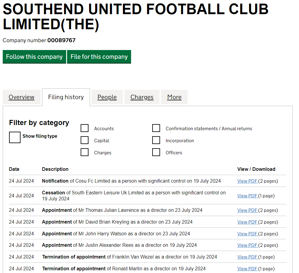 KieranMaguire's tweet photo. It's official. Wrong Martin's reign of brinkmanship and appalling management at Southend United is now ended per Companies House filings today. Good luck to the new owners and hats off to all Shrimpers who fought the good fight. https://t.co/RyOt2xOZNR