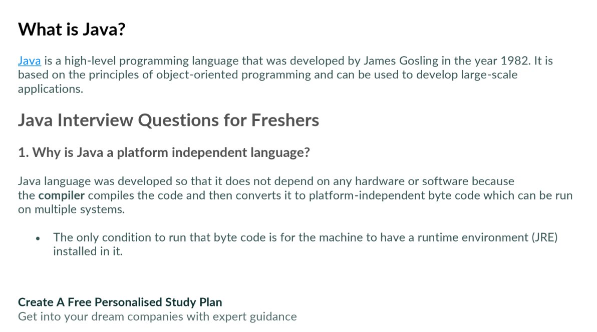 Luhinglish's tweet image. Common Java Interview Questions for Freshers #JavaInterviews #JavaInterviewQuestions #JavaProgramming
Download a complete pdf from the link below 👇
zurl.co/aNRK