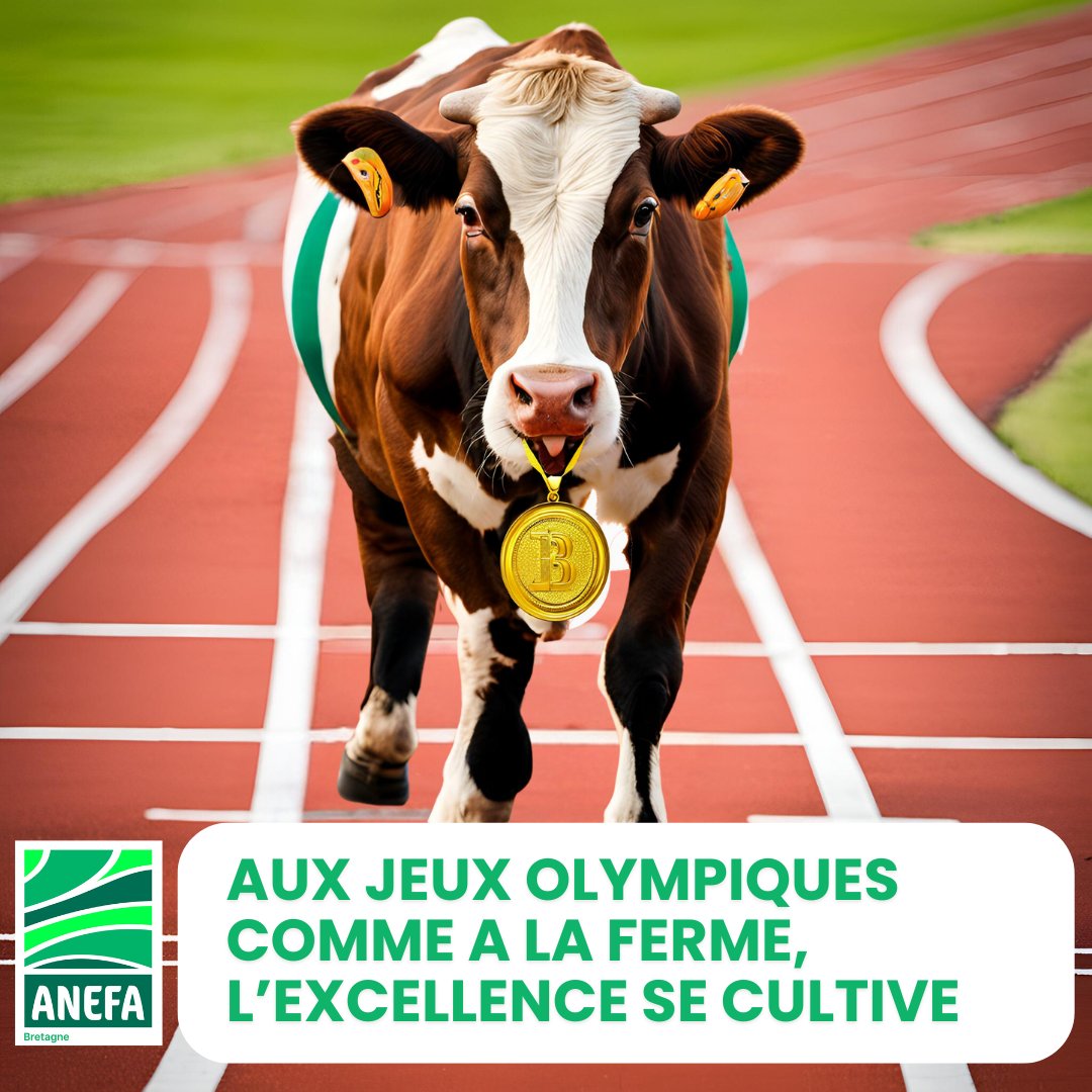 🏆 Aux Jeux Olympiques comme à la ferme, l'excellence se cultive !
❤️À l'occasion des JO de Paris 2024, célébrons les valeurs de la passion, de persévérance et de l'excellence qui unissent les agriculteurs et les athlètes
#Paris2024  #Agriculture #ANEFA #JeuxOlympiques