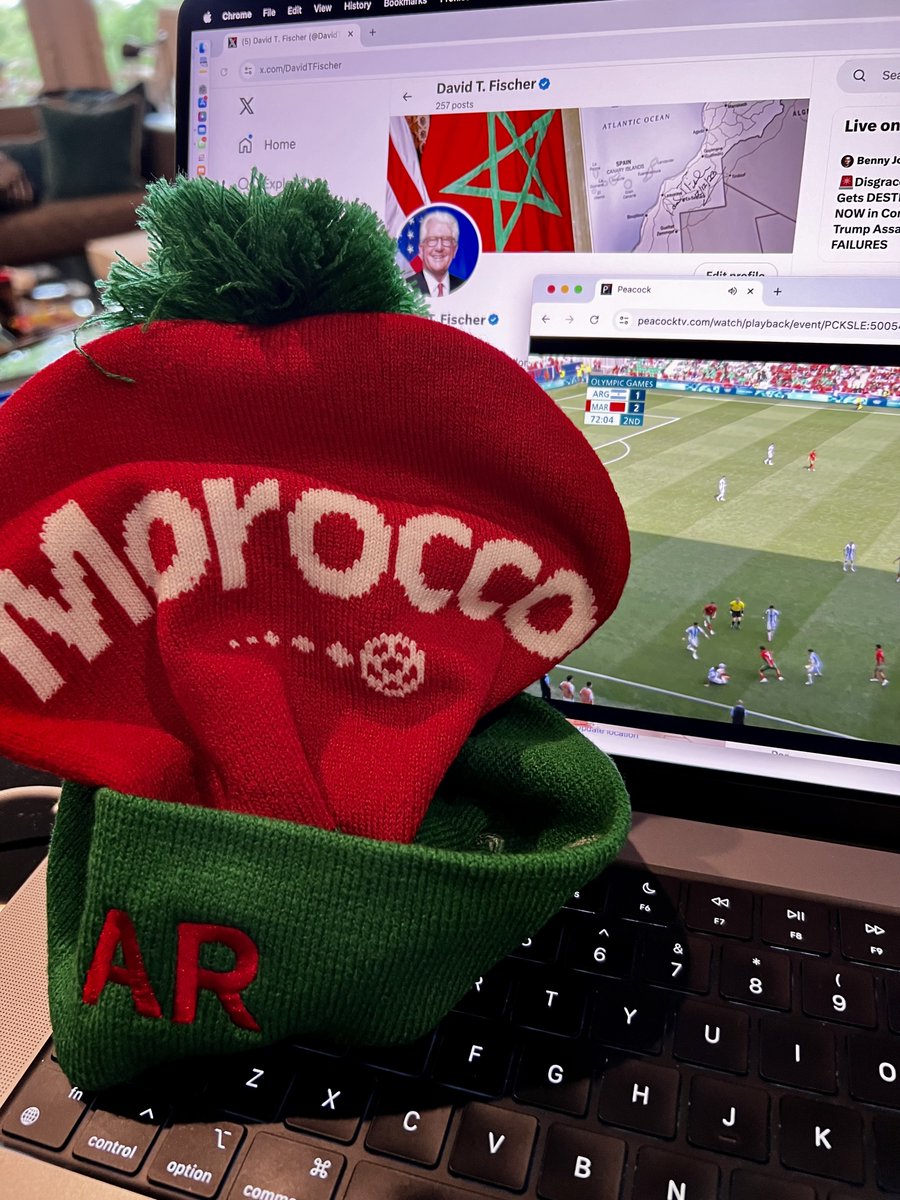 David T. Fischer (@davidtfischer) on Twitter photo Watching <a href="/TheAtlasLions/">The Atlas Lions</a>, and I do not know whether I am more excited for Morocco football to have an Olympics victory or the possibility of a Rahimi hat trick. I am cheering with all of Morocco . . . Go Morocco! Go Morocco! #Paris2024 Watching <a href="/TheAtlasLions/">The Atlas Lions</a>, and I do not know whether I am more excited for Morocco football to have an Olympics victory or the possibility of a Rahimi hat trick. I am cheering with all of Morocco . . . Go Morocco! Go Morocco! #Paris2024