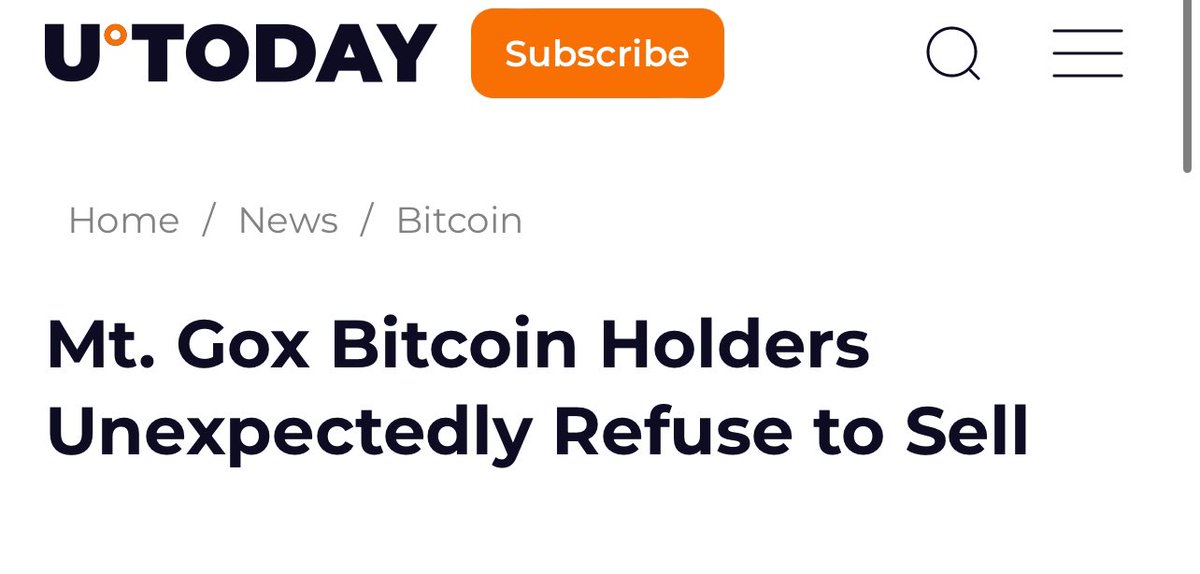 “Mt. Gox saga takes surprising turn as creditors receiving long-awaited #Bitcoin payments are choosing to hold.”