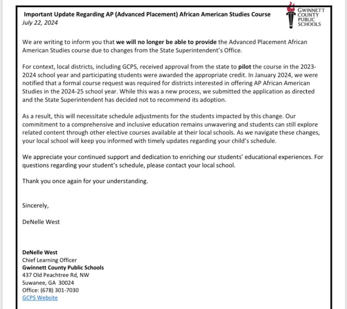 The state of Georgia will not pay for students to learn AP African American history but will continue to pay for students to learn AP European History. 

The racism is in your face.