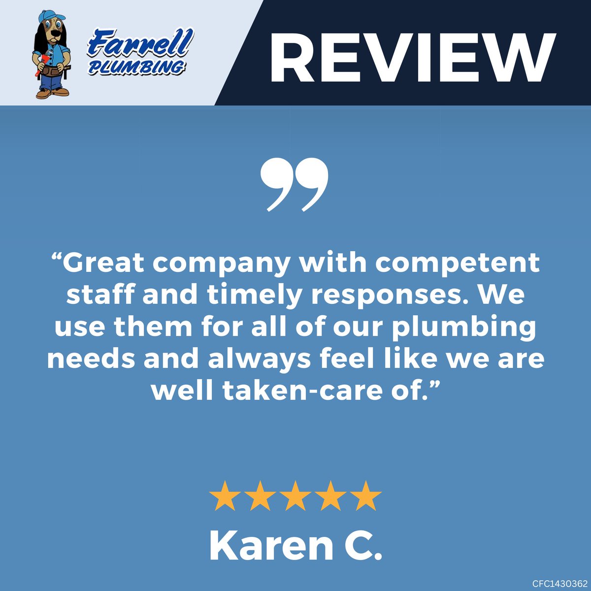GoTeamFarrell's tweet image. “Great company with competent staff and timely responses. We use them for all of our plumbing needs and always feel like we are well taken-care of.”

- Karen C.

Searching for reliable plumbing services that prioritize your needs? Connect with us today at...