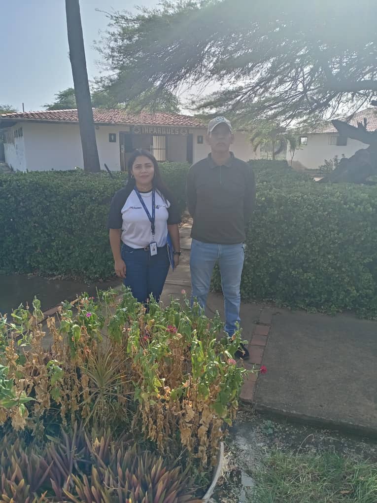 Cumpliendo lineamientos del Dr. Edisoie Sandoval Defensor Delegado, la funcionaria Harliana García, Defensora II, Realiza visita en labor de vigilancia al Jardin Botánico y Xerofito, ubicado en el municipio Colina