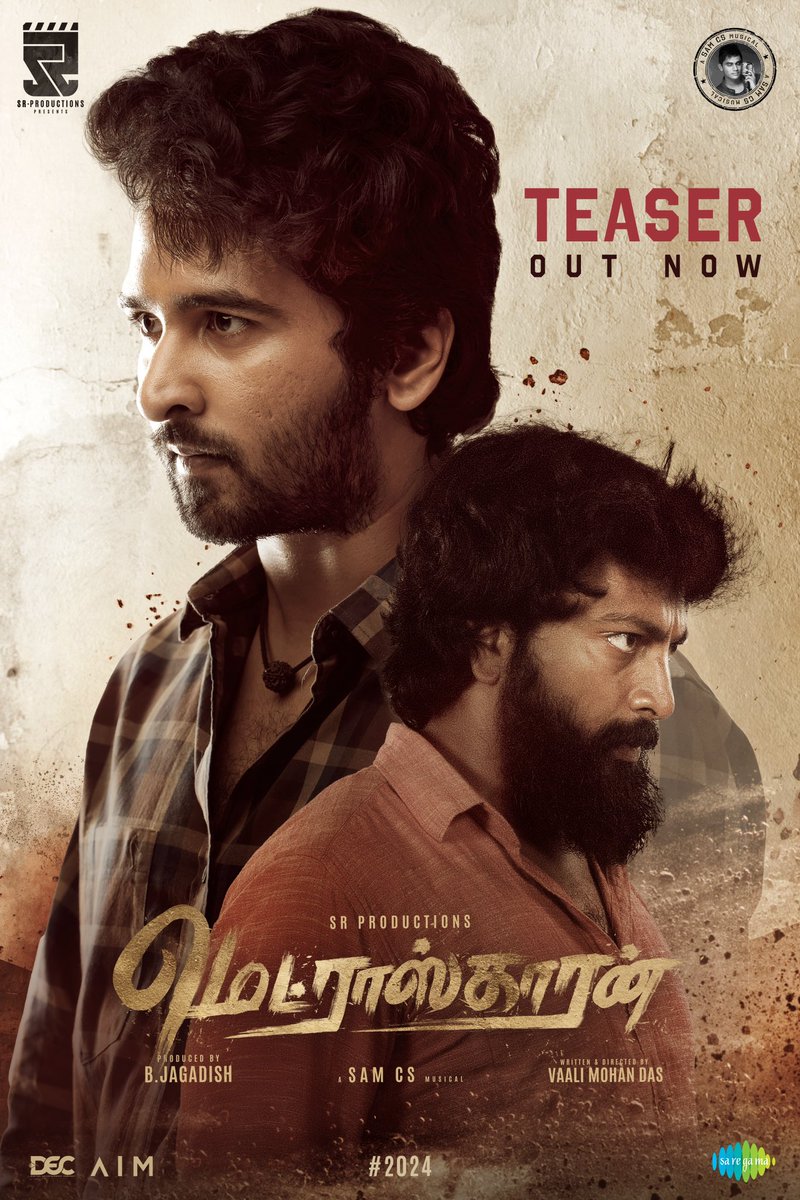 Silambarasan TR (@silambarasantr_) on Twitter photo Extremely elated and happy to reveal the fierce teaser of the action packed #Madraskaaran🔥. My sincere wishes to the entire cast and crew of the film.
youtu.be/qlawvPU_bRE
Produced by- <a href="/SR_PRO_OFFL/">srproductions_official</a>
A <a href="/SamCSmusic/">𝐒𝐀𝐌 𝐂 𝐒</a> Musical
<a href="/ShaneNigam1/">Shane Nigam</a> <a href="/IamNiharikaK/">Niharika Konidela</a>
<a href="/vaali_mohandas/">வாலி மோகன் தாஸ்</a> Extremely elated and happy to reveal the fierce teaser of the action packed #Madraskaaran🔥. My sincere wishes to the entire cast and crew of the film.
youtu.be/qlawvPU_bRE
Produced by- <a href="/SR_PRO_OFFL/">srproductions_official</a>
A <a href="/SamCSmusic/">𝐒𝐀𝐌 𝐂 𝐒</a> Musical
<a href="/ShaneNigam1/">Shane Nigam</a> <a href="/IamNiharikaK/">Niharika Konidela</a>
<a href="/vaali_mohandas/">வாலி மோகன் தாஸ்</a>