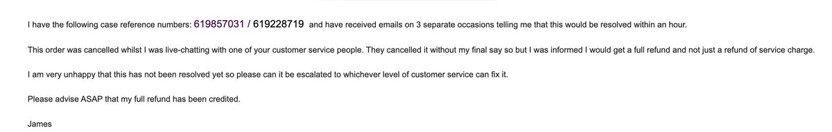 James_Lachno's tweet photo. @DoorDash @DoorDash_Help @doordash I am extremely unhappy with the customer service I have received from Door Dash in the past 12 days of trying to get a full refund for an order one of your representatives cancelled without my permission! See screenshots... https://t.co/sEbhtzJF1J