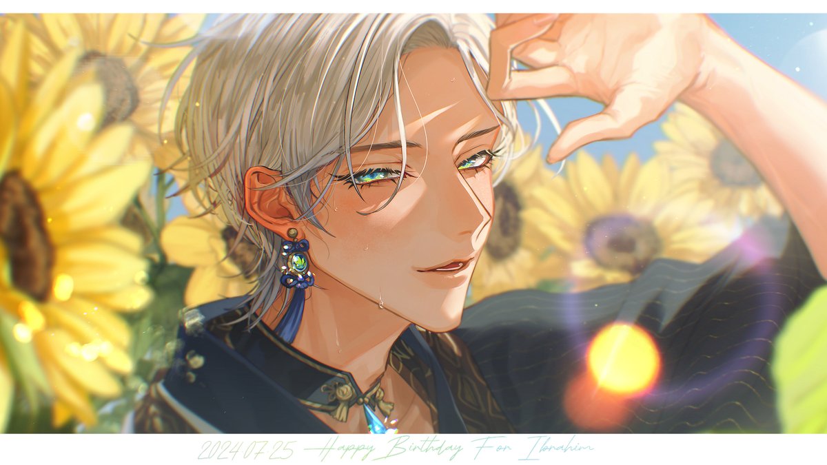 uz___u's tweet photo. オメ～▽＾＾▽

#絵ブラヒム #サムネヒム
#イブラヒム誕生日おめ https://t.co/JasqPIMAYA