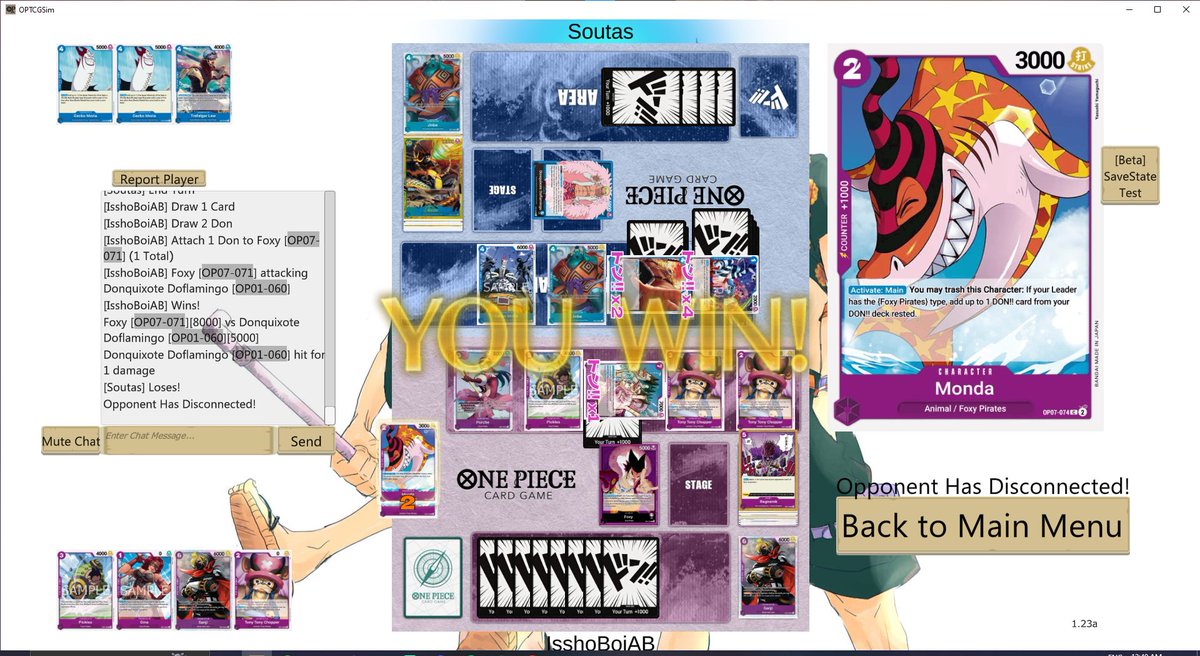 ABJitz's tweet image. Ngl, My foxy deck doing work! 😎🔥
Definitely one of my favorite decks to play :D
#FOXYBAE #Foxypirates
#ONEPIECE #onepiecetcg #onepiececardgame