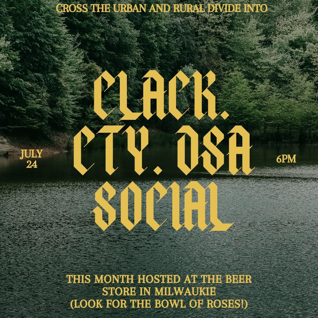 Come on out for our July in-person social tonight at The Beer Store in downtown Milwaukie from 6pm-8pm!