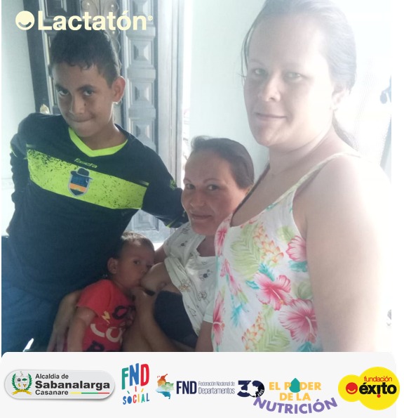 Lactancia materna vinculo de Amor infinito, nutre en familia y garantiza un sano crecimiento de nuestros bebes. 
Yo Lacto con Amor
#Lactatón
#Fundaciónexito
#Gobernacióndecasanare