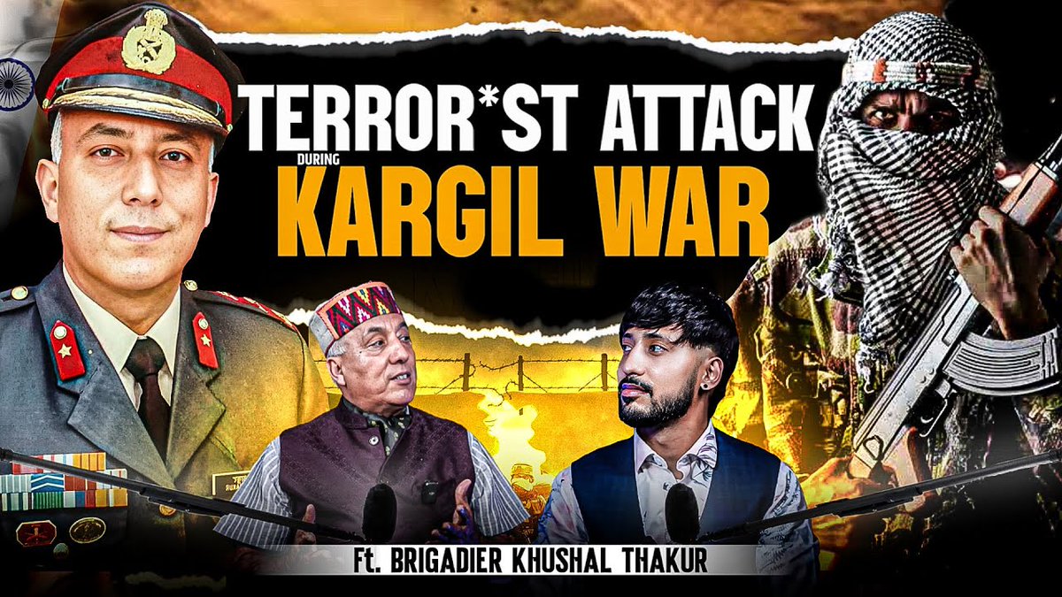 कारगिल एक अनसुनी सचाई |Terrorist Encounter, Weapons &amp; War ft Brig Khushal Thakur |The Limitless Talk
youtube.com/watch?v=puQyCq…
#kargil #indianarmy
#indianarmyfans #terrorists #indiawar #kargilwar #kargilvijay #KargilVijayDiwas