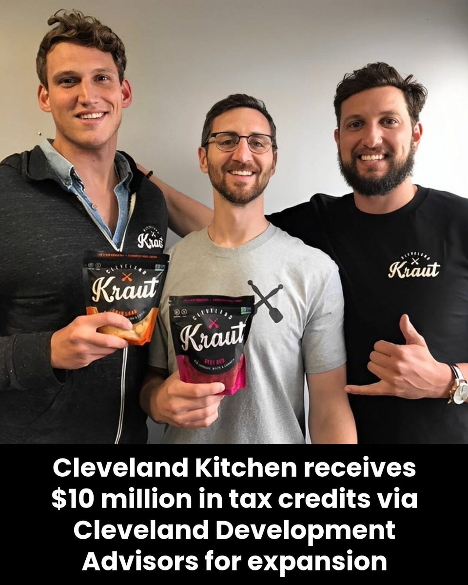 Greater Cleveland Partnership (@greatercle) on Twitter photo Cleveland Development Advisors is investing $10 million in New Markets Tax Credits to Cleveland Kitchen for their expansion in the Central Kitchen Food Hub. This investment will create 80 new permanent jobs and expand production facilities.
🔗 Learn more: clevelanddevelopmentadvisors.com/newsandmedia/2… Cleveland Development Advisors is investing $10 million in New Markets Tax Credits to Cleveland Kitchen for their expansion in the Central Kitchen Food Hub. This investment will create 80 new permanent jobs and expand production facilities.
🔗 Learn more: clevelanddevelopmentadvisors.com/newsandmedia/2…