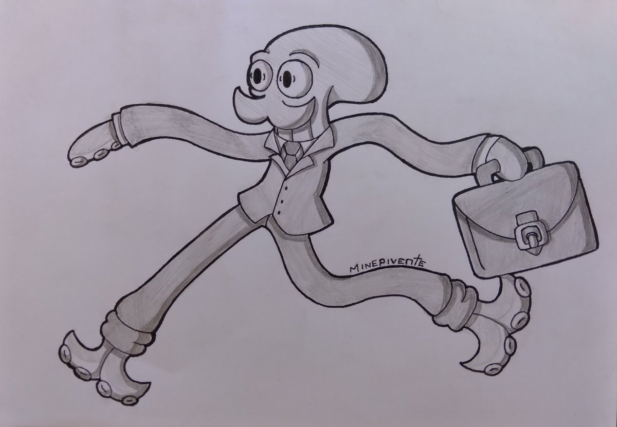 minepiverte's tweet image. Octodad 
#fanart #drawing #octodad