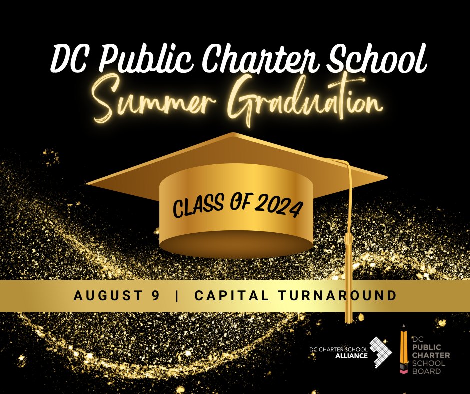 DC Charter School Alliance (@dc_charters) on Twitter photo 🎓The DC Charter School Alliance & @DCPCSB are excited to host the annual #RainbowGraduation event for summer charter school graduates & their families on August 9 at 12pm at <a href="/CapTurnaround/">Capital Turnaround</a>. The perseverance & dedication of summer graduates deserves all the pomp and circumstance! 🎓The DC Charter School Alliance & @DCPCSB are excited to host the annual #RainbowGraduation event for summer charter school graduates & their families on August 9 at 12pm at <a href="/CapTurnaround/">Capital Turnaround</a>. The perseverance & dedication of summer graduates deserves all the pomp and circumstance!