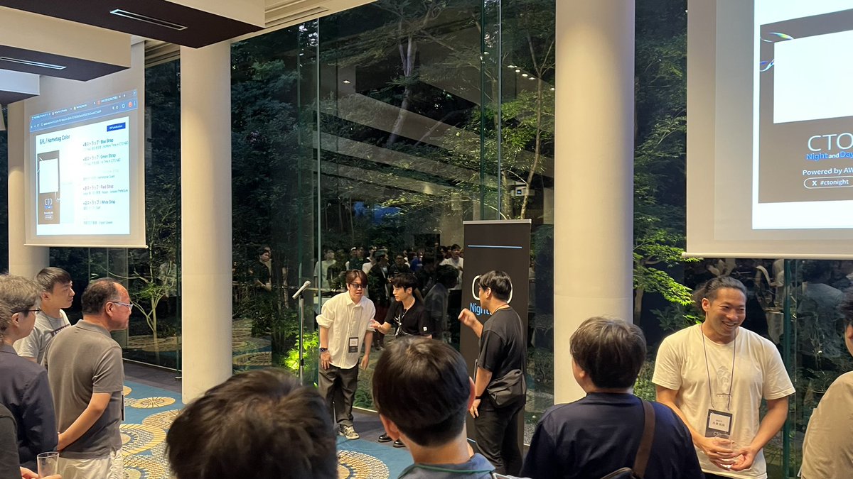 hikaku_'s tweet photo. AWSさんにご招待頂き、 CTO Night &amp; Day 2024 #ctonight に参加。Day0開催中です。
各社の最新事情やテクノロジーの事情を情報交換してます。

IVRy印の酒豪伝説で乗り切ります！　(@yuri_ivry さん印！) https://t.co/PrA1vJyXyS