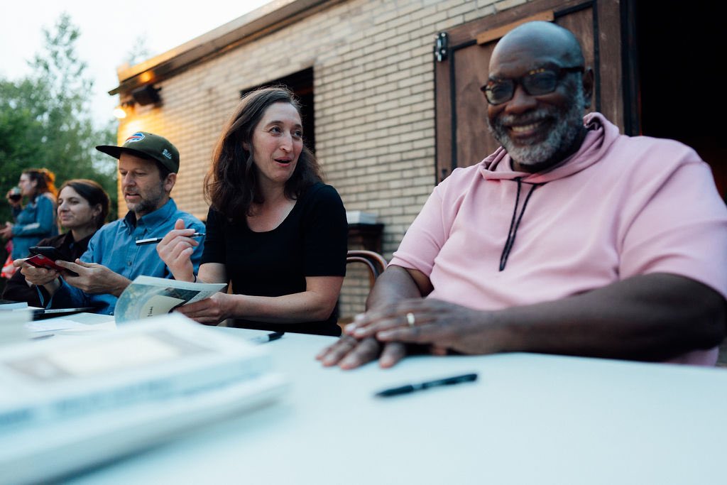 All smiles at the Silo City Reading Series ❤️

Tickets to the July event are sold out but you can still join us for a late night show with Austin-based regret pop band Sun June at Duende.

Click the link in bio to get your tickets.

📸: <a href="/oldpainkiller/">Painkiller</a>