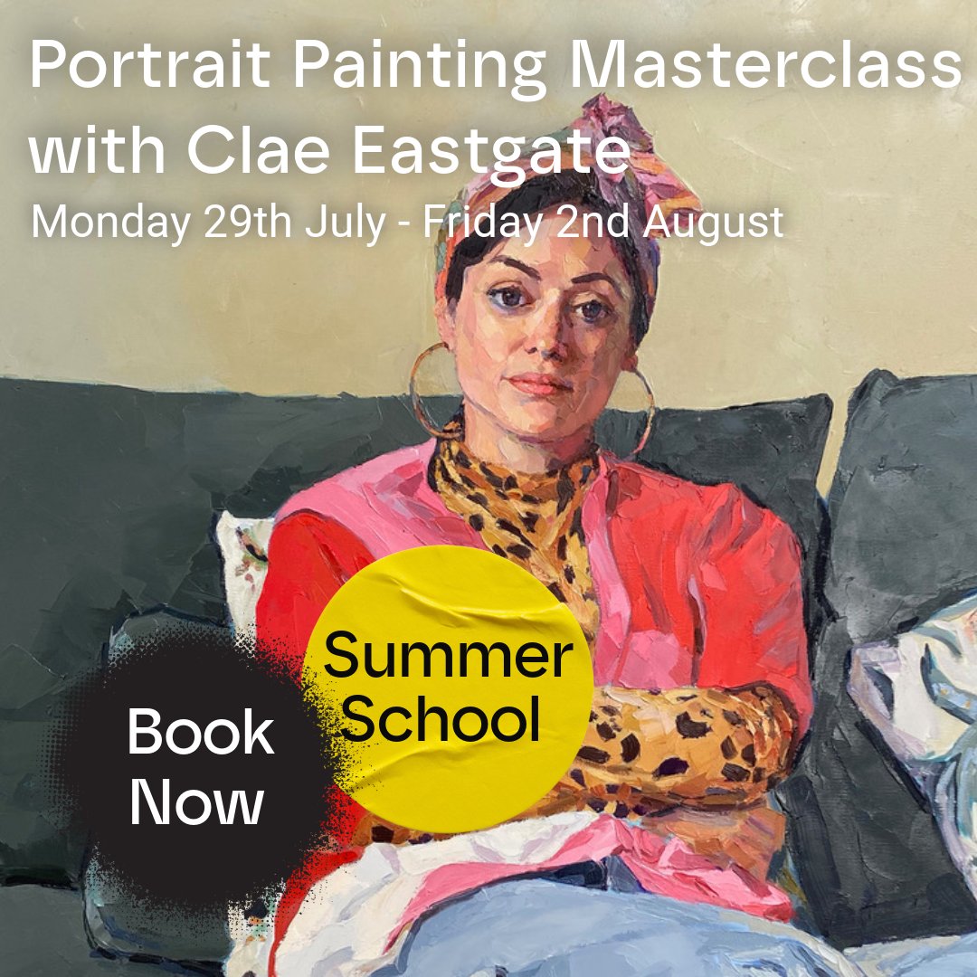 The Modern Portrait: This Portraiture Painting Masterclass takes a less traditional approach to making a portrait while still delivering solid starting points.
Tutor: Clae Eastgate

artacademy.ac.uk/course/portrai…

#Portraiture #PortraitPainting