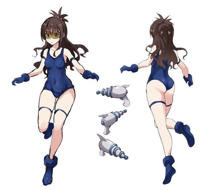 My doodle Alien Buster Mikan. 