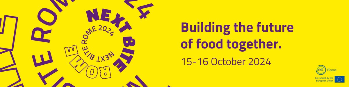I'll be in #Rome on 15th and 16th of October for all things #Impact at #NextBite24: working with policymakers, industry peers, investors, leading agrifoodtech #startups, and collaborators. For more information and to register, please see eitfood.eu/next-bite/