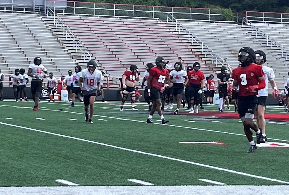 Redhawks are back! Preseason Camp 2024 is underway. FCS Kickoff vs. North Alabama is a month away.