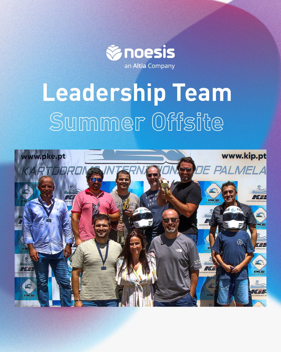 Noesis_Portugal's tweet photo. The Noesis Executive Team had an exhilarating morning where they channeled their inner race karts drivers, followed by a well-deserved lunch.

Big thanks to everyone who joined the fun and made it a day to remember! 💙

#teamnoesis #executiveteam #karts https://t.co/tuqTlmzJee