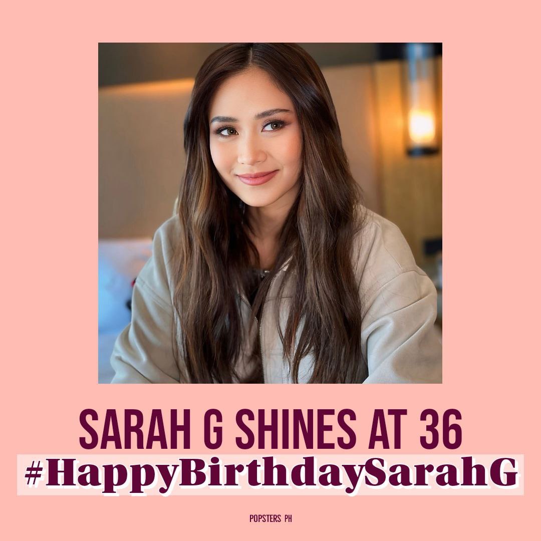 Popsters_PH's tweet photo. All night and day party to celebrate our love, @JustSarahG! 🎊 

Please join us as we celebrate Sarah Geronimo's 36th birthday. Please use the tags below when posting. 

SARAH G SHINES AT 36
#HappyBirthdaySarahG https://t.co/8eSNEtnZfT