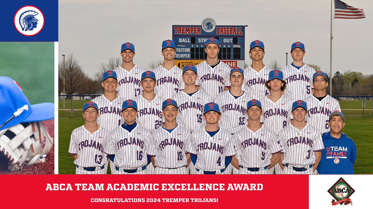 TremperBaseball's tweet image. Incredibly proud of our 2024 team for all of their success in the classroom! Great work, guys! CONGRATULATIONS!