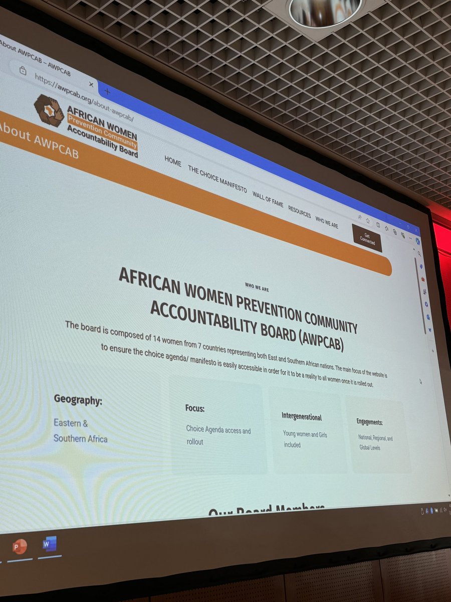 drtlaleng's tweet photo. #AccountabilityBoard discussing “Choice as a human rights imperative” 

Respect for autonomy is imperative for the right to health to be realised and biomedical products must offer a variety of quality options. @AuntyPoz 
#PutPeopleFirst #AIDS2024 https://t.co/jQ7KdqDjtV