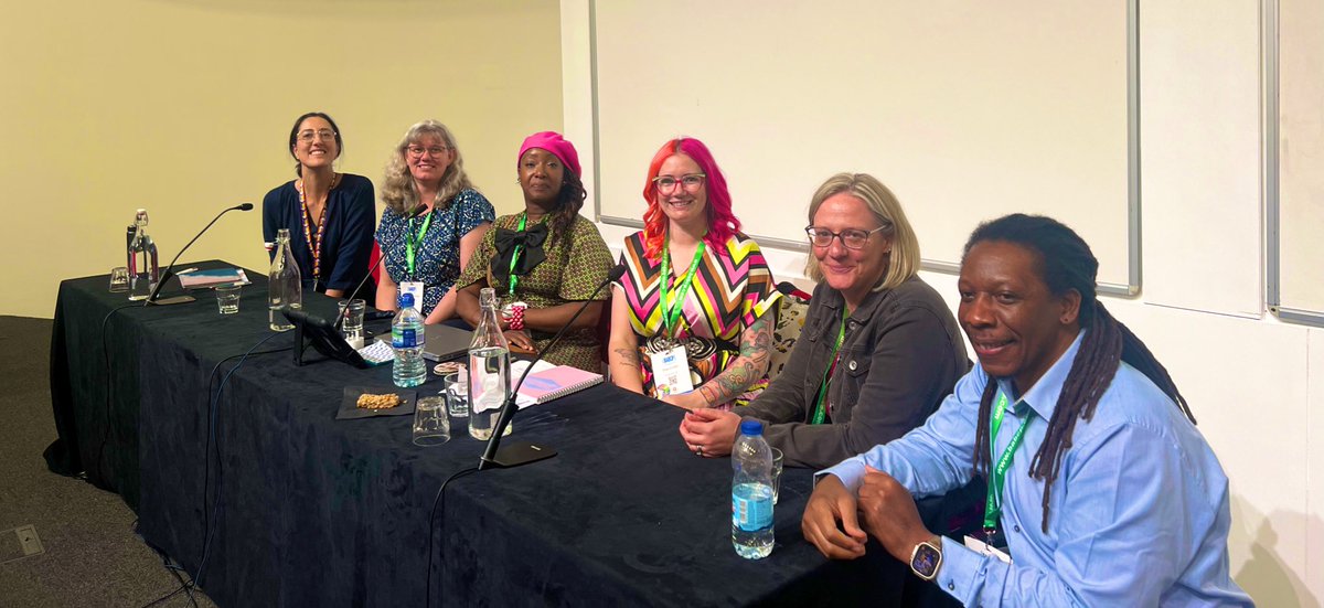 So proud to be part of this panel representing <a href="/BabcpW/">@BABCP-WOMGENDSIG</a> on Intersectionality. 

Thanks Natasha Hickmott, <a href="/LeilaLawton3/">Leila Lawton</a> <a href="/DaisyCarterCBT/">Daisy (she/her)</a> and Clair Pollard for your work on this and marvellous <a href="/hambahamba01/">Dr Peter Phiri</a> for chairing. 

#BABCP2024 #CBTworks