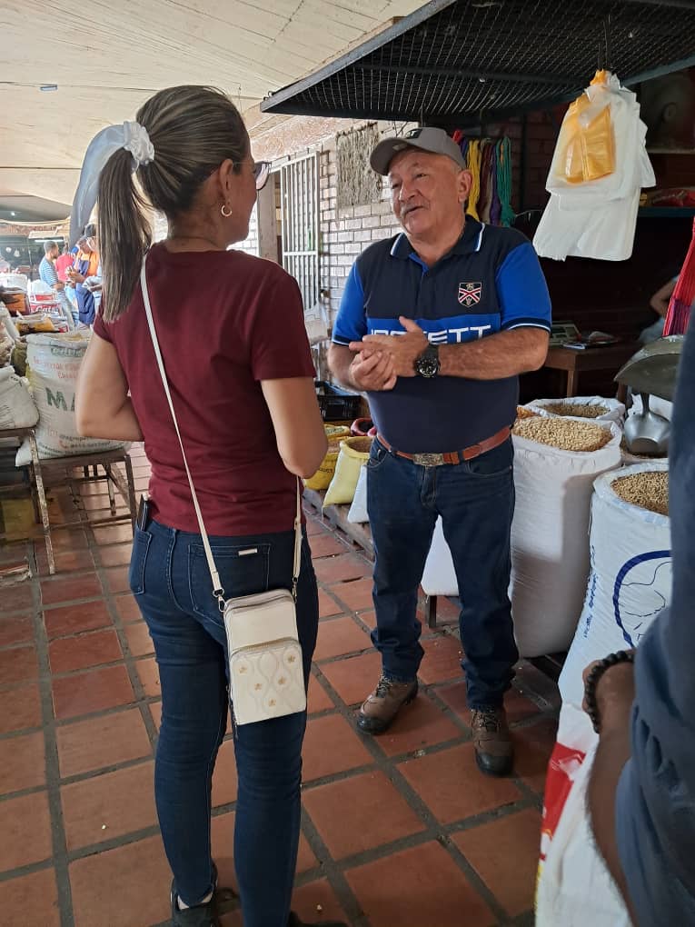 Visita en labor de vigilancia de DDHH al Mercado Municipal de Miranda en el marco del Plan Operativo 2024 impulsado por el Delegado de Falcón, Abg. Edisoie Sandoval