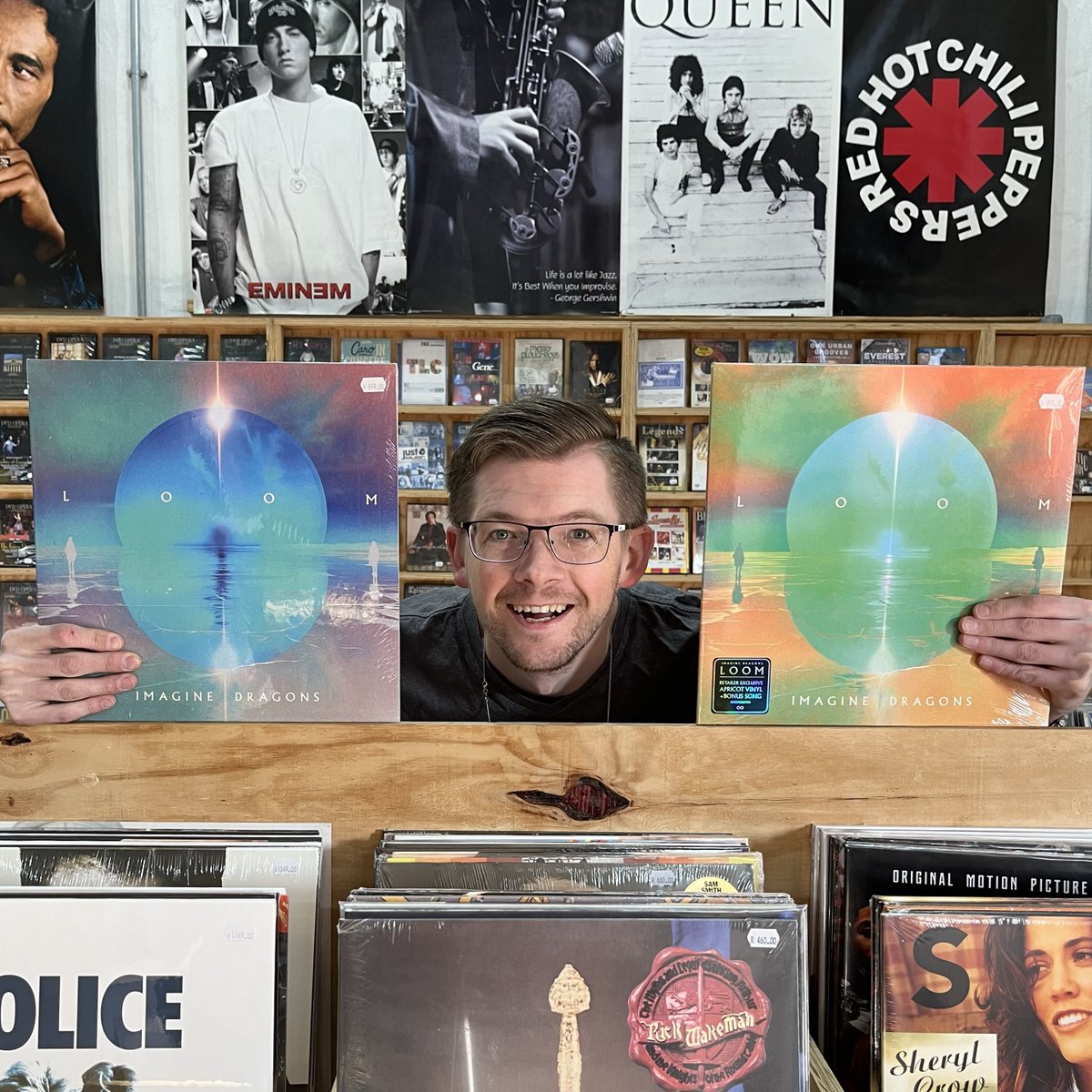 Imagine Dragon's new album Bloom is now in stock in-store and online. Available in Limited edition Blue and Apricot vinyl. #vinyl #ImagineDragons #bloom #SouthAfrica #echosrecordbar