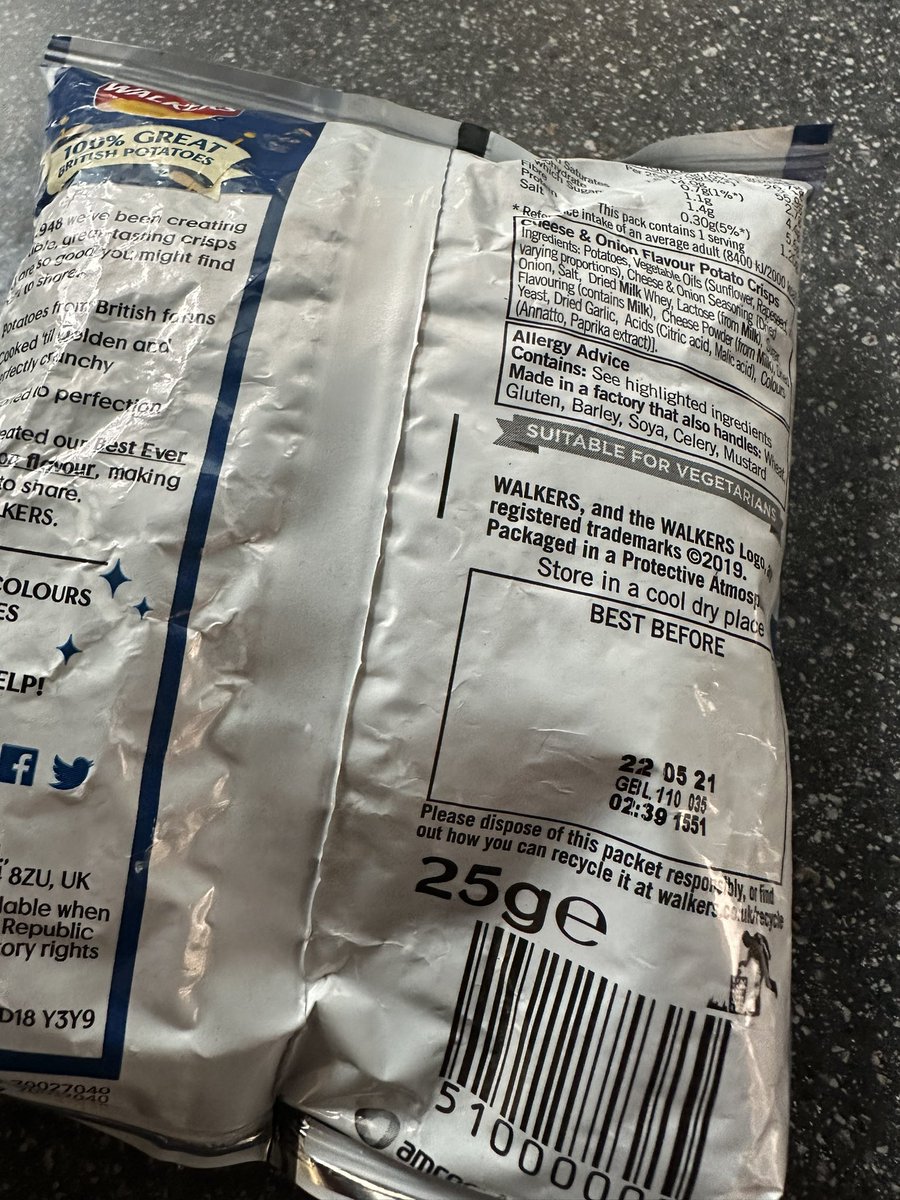 Shocked at work to see this!!! <a href="/walkers_crisps/">Walkers Crisps</a>