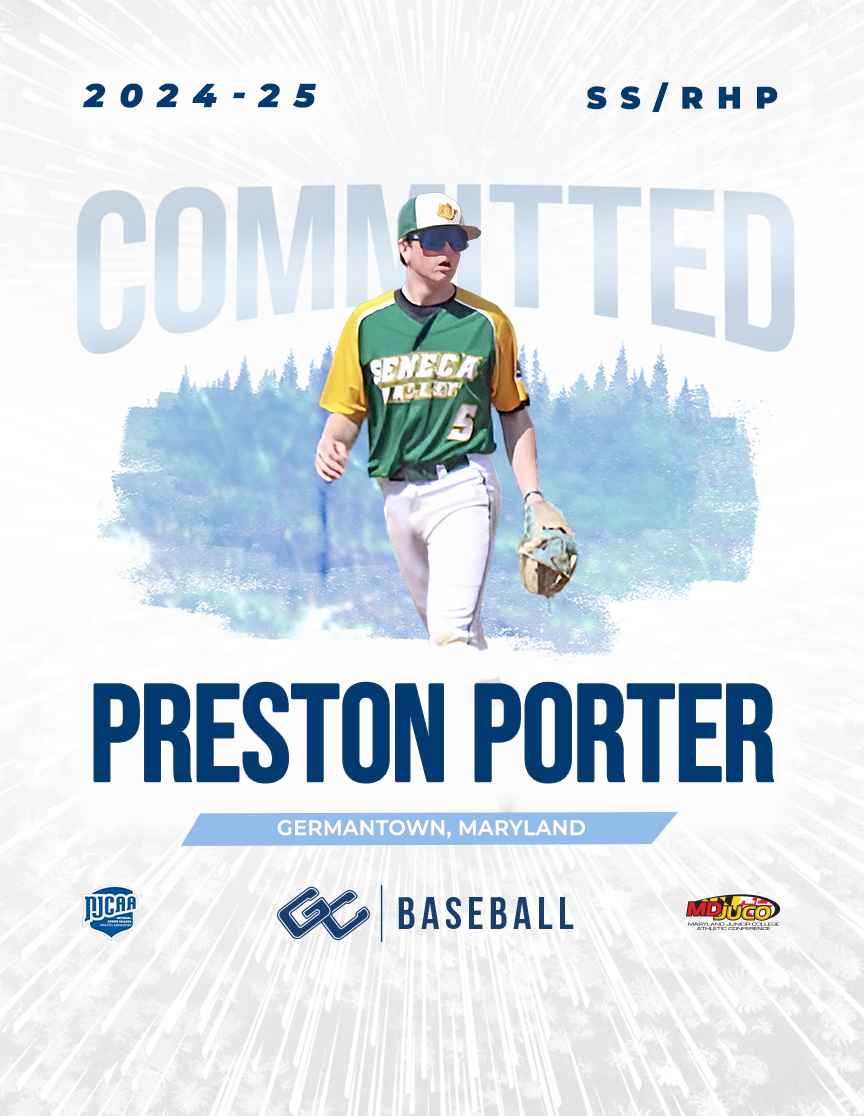 Say hello to our next baseball commit, Preston Porter, from Germantown, MD to Garrett College ⚾️👏

Welcome to Laker Nation ⚓️

#GarrettLakers #Lakernation #GCBaseball #njcaabaseball #committed