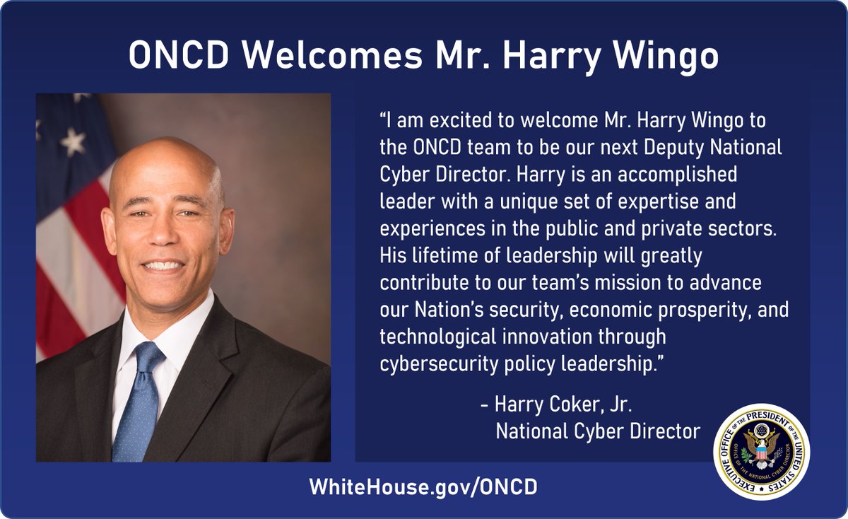 White House Office of the National Cyber Director tweet media