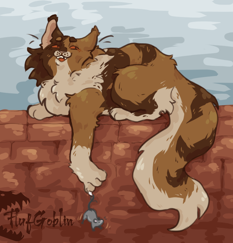 Fluffy Cat...
This was an Artfight attack For: artfight.net/~PricklyBear

#Cat #FluffyCat #artfightattack #artfight2024seafoam #digitalart