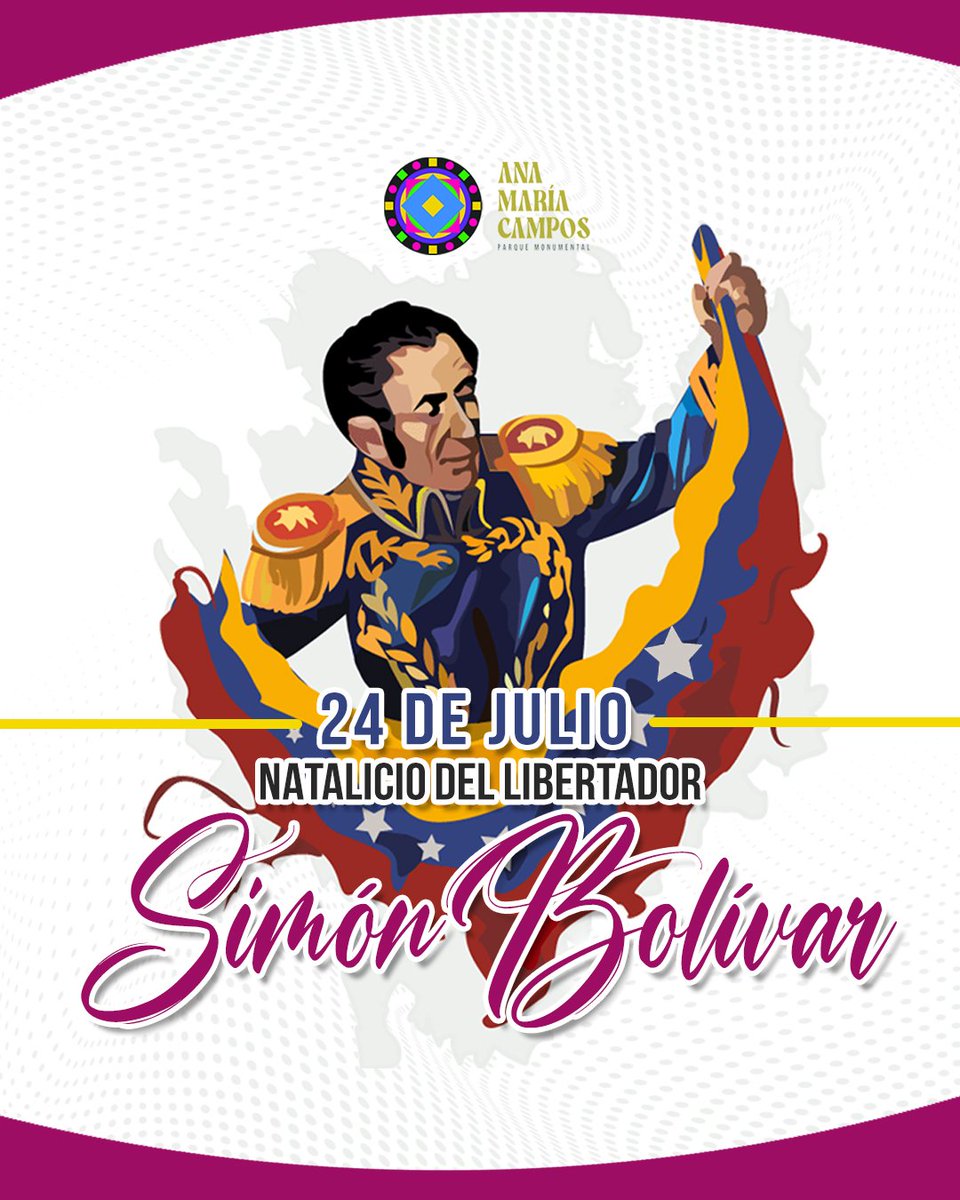 ¡Bolívar vive! Su espíritu sigue inspirando a las generaciones presentes y futuras a luchar por nuestros ideales bolivarianos. 

Un 24 de julio de 1783 nace en Caracas un hombre visionario, destinado a guiar a nuestros pueblos hacia la libertad.