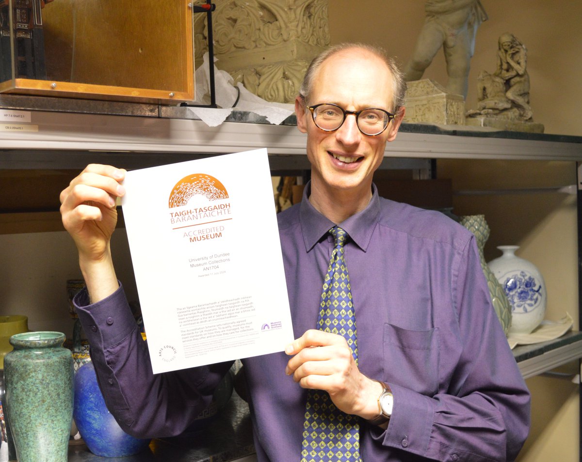Museums, UoD (@uod_museums) on Twitter photo Delighted that we've retained our Full Accreditation as a public museum service from <a href="/MuseumsGalScot/">MuseumsGalleriesScot</a> <a href="/ace_national/">Arts Council England</a> Delighted that we've retained our Full Accreditation as a public museum service from <a href="/MuseumsGalScot/">MuseumsGalleriesScot</a> <a href="/ace_national/">Arts Council England</a>