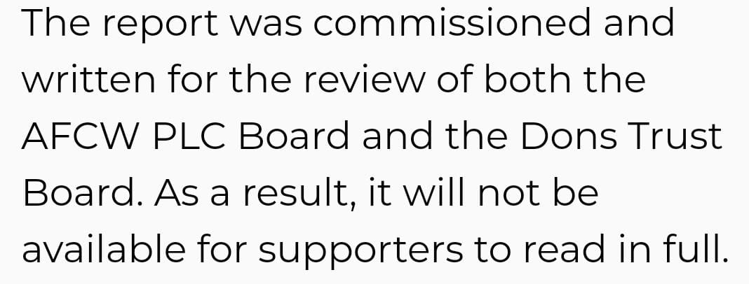 Meust98's tweet image. The club announce the completion of a comms/transparency audit to help better keep us the supporters/shareholders informed and this is how they close out the article, f*ck me...... #AFCW