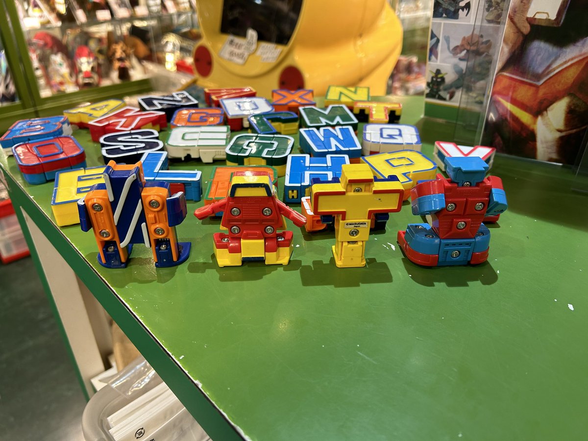 増田屋 アルファボット&復刻版 明治 変型ロボ アルファベットシリーズ