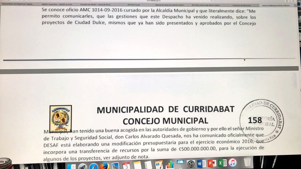 RosCasSol's tweet photo. 👇 Adjunto copia de la coordinación de la visita del Ingeniero Forestal para el próximo lunes 29 de julio a las 11am (👇ver).

📢 Pero la corrupta Municipalidad de Curridabat (@ciudadulce) quiere talarlo antes: municipio plagado de corrupción desde hace décadas, donde han mentido al grado de que en tiempos del célebre Édgar Mora recibieron una jugosa tajada de Asignaciones Familiares (cuando @CarlosAlvQ era Presidente IMAS) para hacer "proyectos sociales" (👇ver).

📢 ¿Qué tal si hablamos públicamente de corrupción, Municipalidad de Curridabat, @ciudadulce?

📢 ¿Qué tal si comparten por qué se desviven por complacer solicitudes de funcionarios públicos que hasta han salido en prensa y han sido investigados por graves abusos de su cargo?