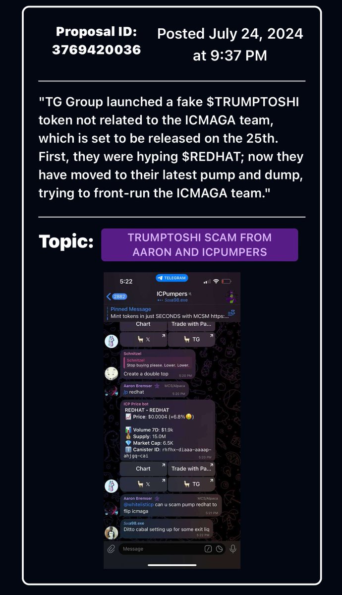ICPprotector's tweet photo. 🚨FRONTRUN & SCAM PUMP 🚨
Check out our latest report :
https://t.co/su92wiYcxY
#ICP #ICPProtector🛡️ https://t.co/wDTZ06dwKx