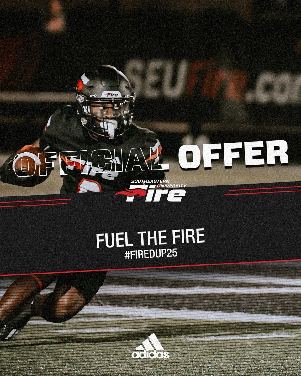 Richard Sykes Jr (@rsykesjr_11) on Twitter photo After a great conversation with <a href="/CoachHenry15/">Coach Henry</a>, I am Honored and Blessed to receive my first offer from <a href="/SEUFireFootball/">Southeastern Football</a>.
<a href="/LennardFootball/">Lennard Football</a> <a href="/Coach_KBjr/">KB Belton π</a> <a href="/coachccarter3/">Cole Carter</a> <a href="/coachramsey/">πpastor de cabras π</a> After a great conversation with <a href="/CoachHenry15/">Coach Henry</a>, I am Honored and Blessed to receive my first offer from <a href="/SEUFireFootball/">Southeastern Football</a>.
<a href="/LennardFootball/">Lennard Football</a> <a href="/Coach_KBjr/">KB Belton π</a> <a href="/coachccarter3/">Cole Carter</a> <a href="/coachramsey/">πpastor de cabras π</a>