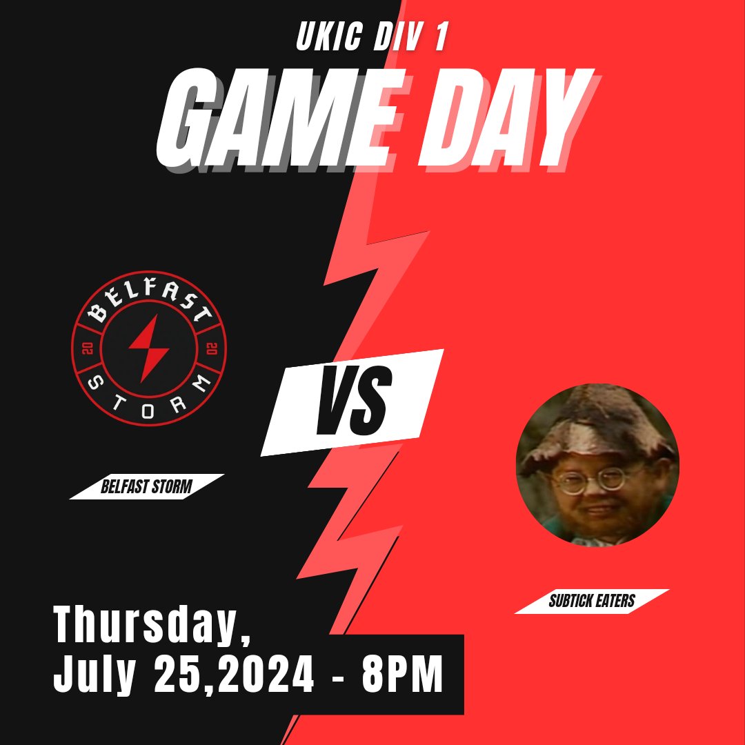 ⏳️ The countdown is on for game day! 

A double header tomorrow at 7pm and 8pm brought to you on twitch.tv/belfaststorm by <a href="/Snipezo_XD/">Snipezo</a> 

ESEA Main vs Team Fragster 
UKIC Div 1 vs Subtick Eaters