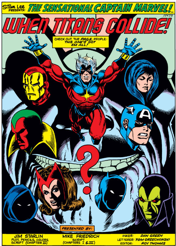 MarvelADay's tweet photo. #MarvelADay #CM28 The title of this issue is a nod to the 1951 movie “When Worlds Collide,” or perhaps to the 1933 science fiction which inspired it. - JRW https://t.co/598PewZZJo