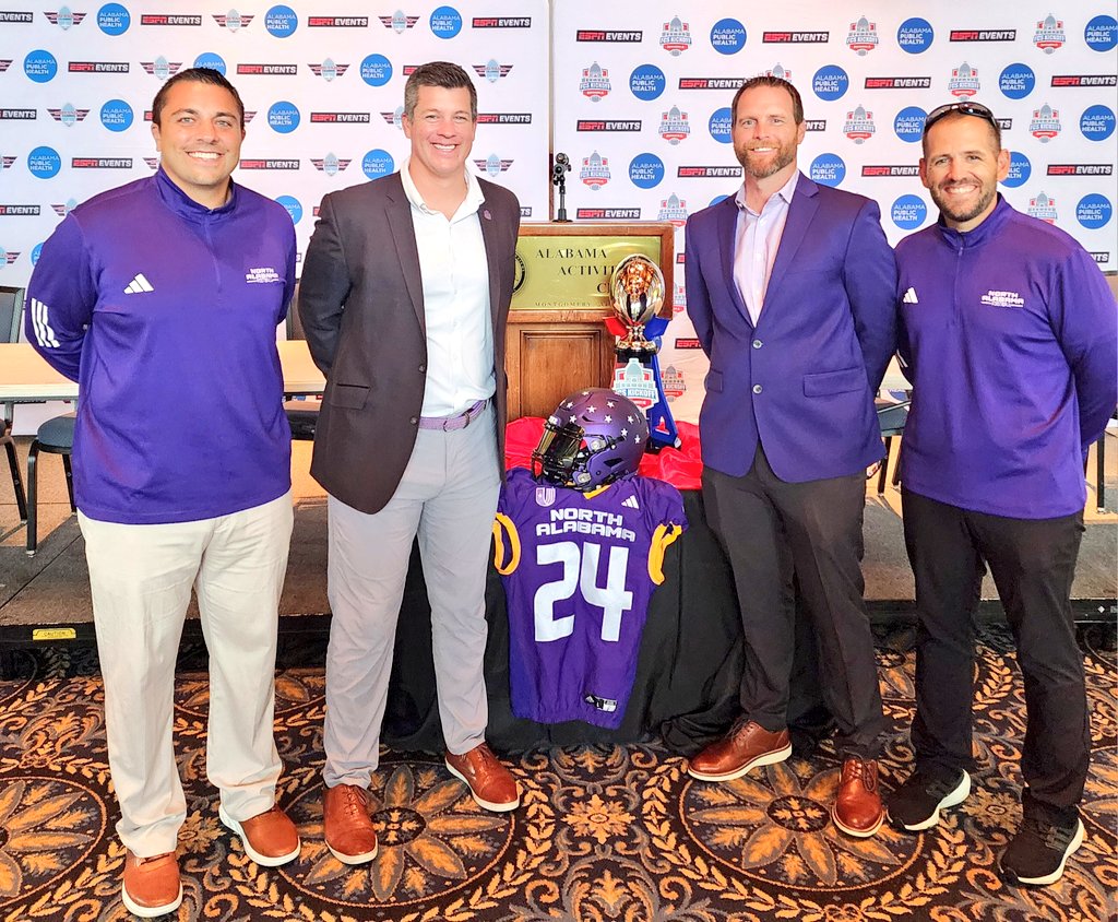 JoshLooney's tweet photo. Thank you to the City of Montgomery, @ALPublicHealth, @ESPNEvents and @FCSKickoff!
Football is Here!
We'll see you Week 0 on ESPN.
#RaiseTheROAR 🦁🏈📈 https://t.co/05ELVxODKE