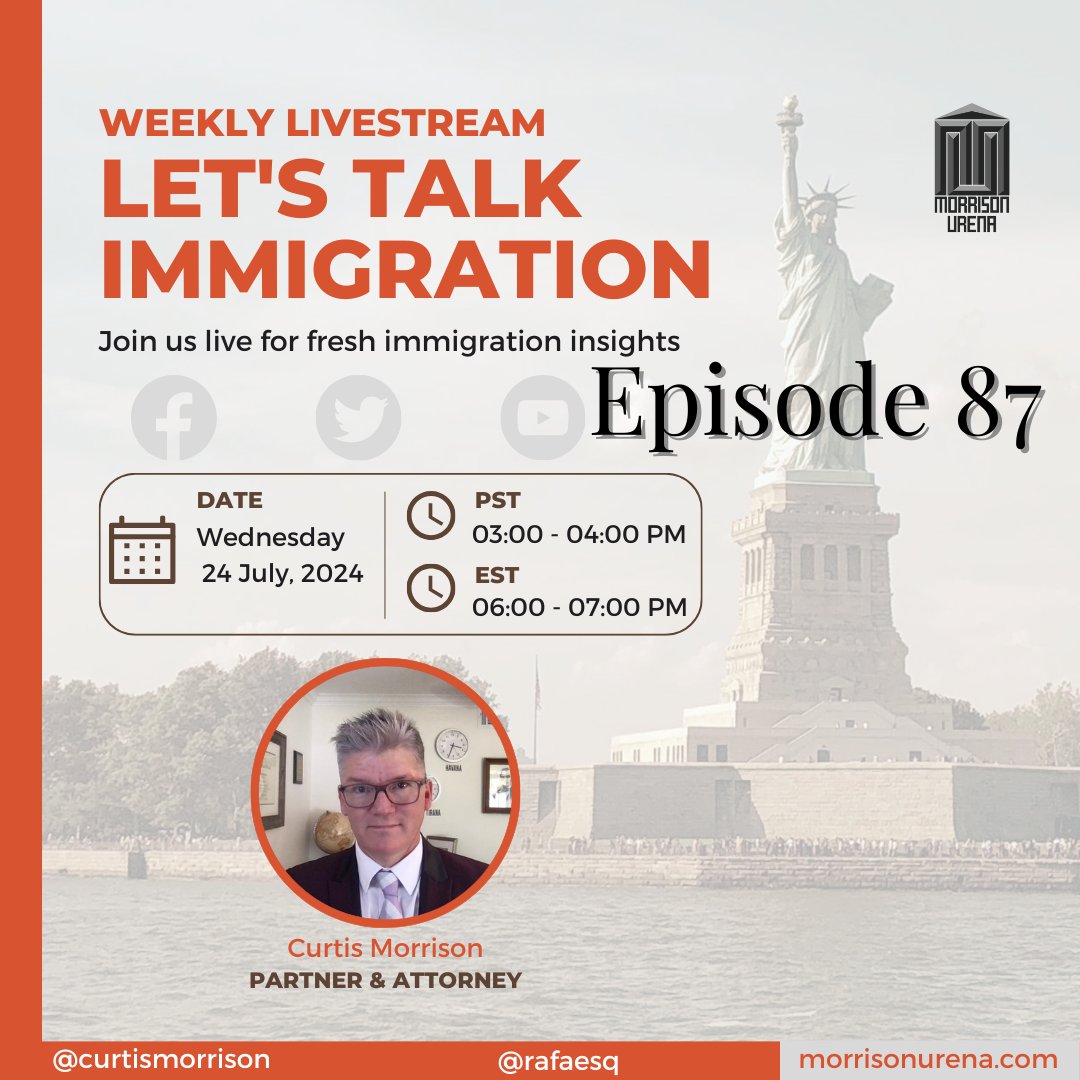 Join Curtis Live - at 3pm PST (6pm EST)