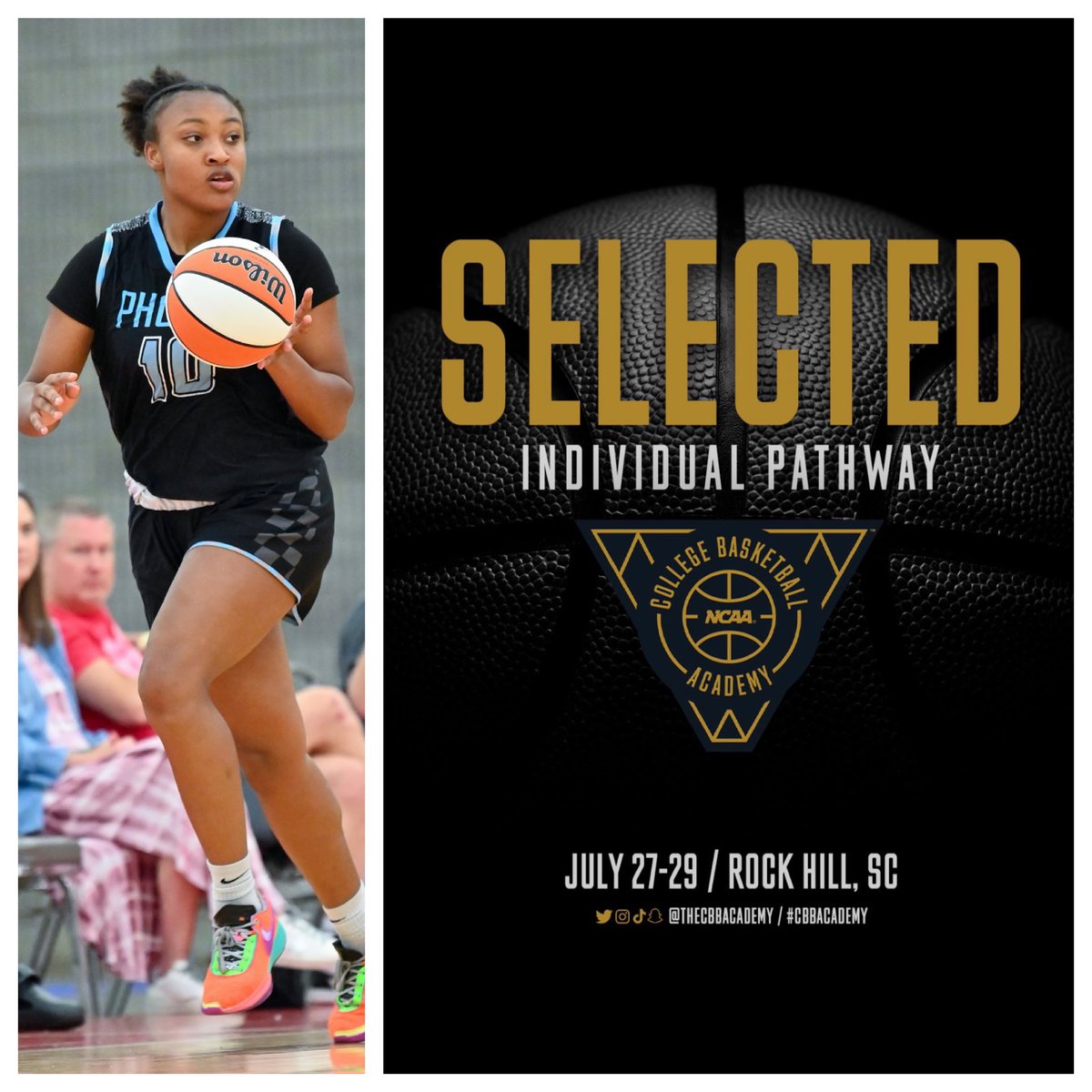Phoenix Select (@phoenixselect) on Twitter photo 2”25 <a href="/Nevaeh_j10/">Nevaeh jones</a> is headed to South Carolina this weekend for the final NCAA
Live Individual Pathway! We r so proud of you Nevaeh! <a href="/CSUBucsWBB/">Charleston Southern Women’s Basketball</a> <a href="/Chahta_Queen/">Ashley (Jones) Reddick</a> <a href="/TSUWomensHoops/">TSU Lady Tigers Basketball</a> <a href="/MercedesNBrooks/">Mercedes Brooks</a> <a href="/CornellWBB/">Cornell Women’s Basketball</a> <a href="/coachgarner12/">Emily Garner</a> 2”25 <a href="/Nevaeh_j10/">Nevaeh jones</a> is headed to South Carolina this weekend for the final NCAA
Live Individual Pathway! We r so proud of you Nevaeh! <a href="/CSUBucsWBB/">Charleston Southern Women’s Basketball</a> <a href="/Chahta_Queen/">Ashley (Jones) Reddick</a> <a href="/TSUWomensHoops/">TSU Lady Tigers Basketball</a> <a href="/MercedesNBrooks/">Mercedes Brooks</a> <a href="/CornellWBB/">Cornell Women’s Basketball</a> <a href="/coachgarner12/">Emily Garner</a>